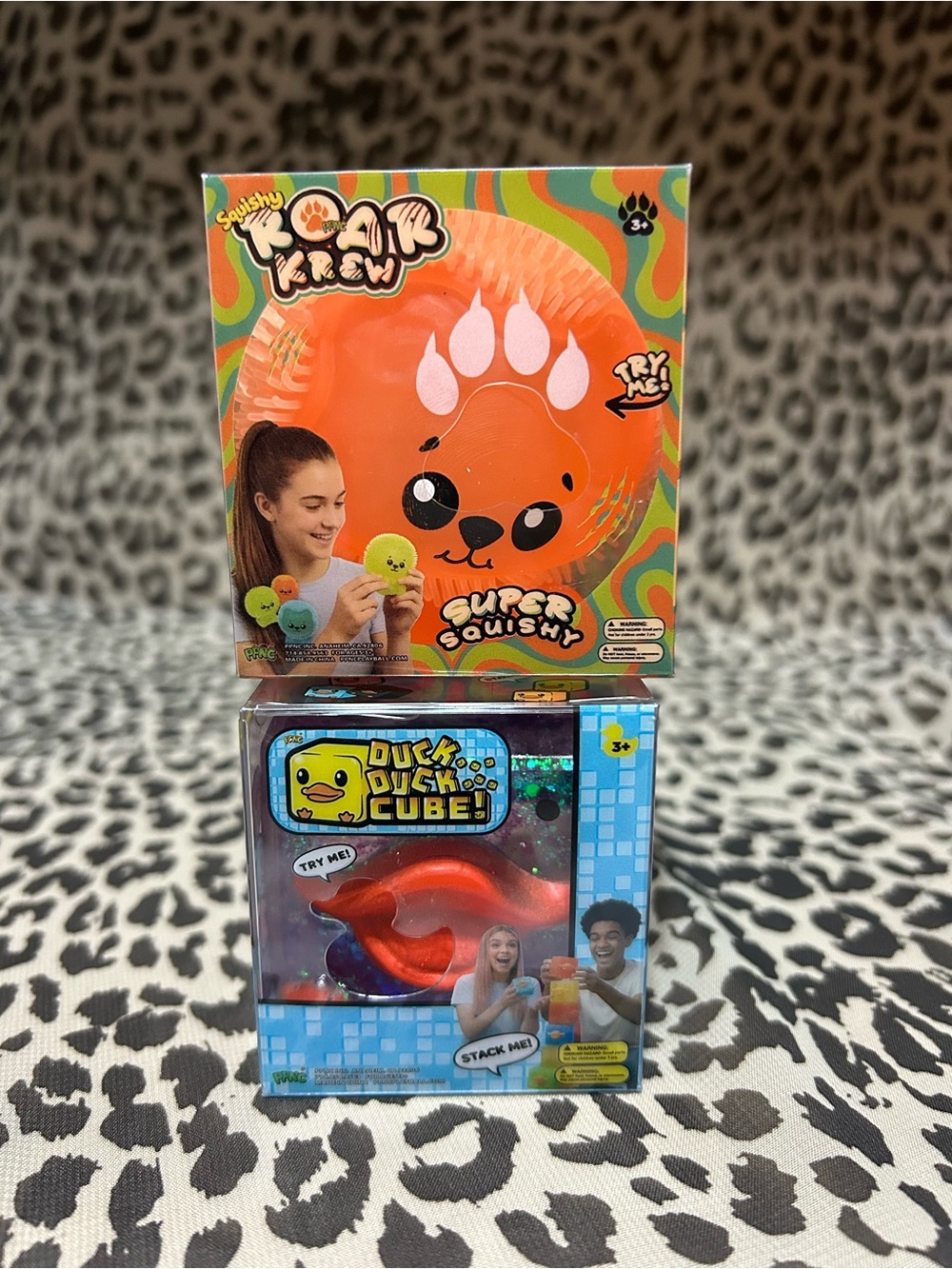 Roar Krew & Duck Duck Cube Squishy